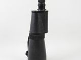 a close up of a pair of binoculars on a white background