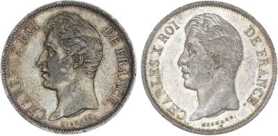 une pièce d'argent portant l'image d'une tête de femme