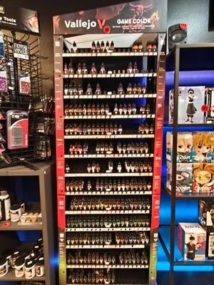 a display of various items in a store for sale