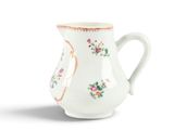 an image of a white pitcher with a floral design on it