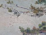 a picture of a painting on the wall of a house