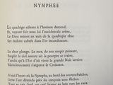 a page from a book with a poem written in french