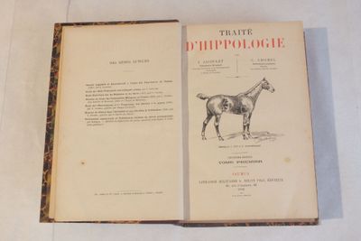un livre sur lequel figure l'image d'un cheval