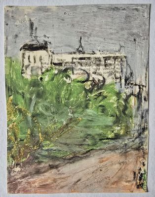 Erich SCHMID (1908-1984) Paysage urbain