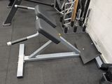 a lot of gym equipment that are on the ground