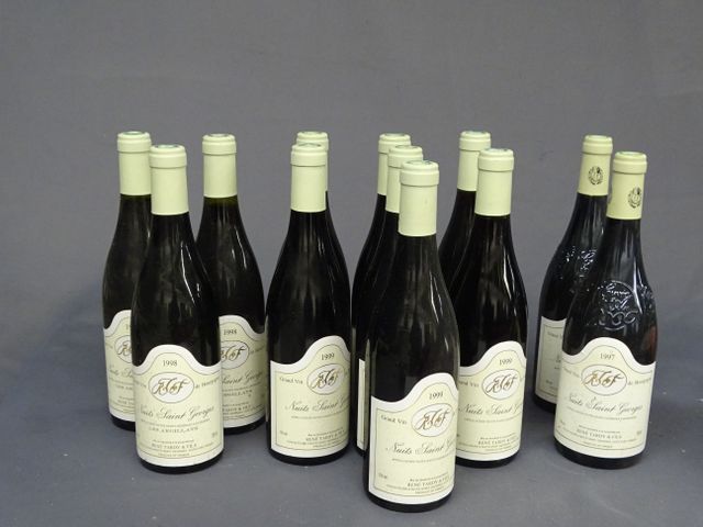 NUITS SAINT GEORGES, René TARDY et FILS, Aux Argillats,  3 boutei...