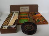 a box with a lot of different items in it
