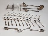 a lot of spoons and spoon spoons on the table