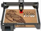 an image of a 3d printer with a drawing of a bird on it