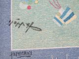 an image of a close up of a painting of a person on a surfboard