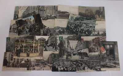 Cette page contient de nombreuses photos anciennes de personnes et de bâtiments