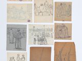 une image représentant une série de dessins représentant des personnes et des animaux