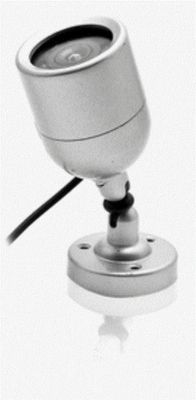 un appareil photo posé sur une table