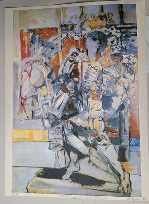une image d'un tableau sur le mur d'une pièce