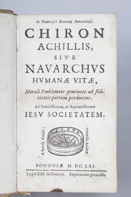 EMBLEMES - BONOMI : Chiron Achillis sive Navarchus .