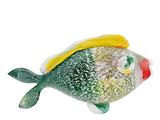 a small fish with a yellow fin on it ' s head