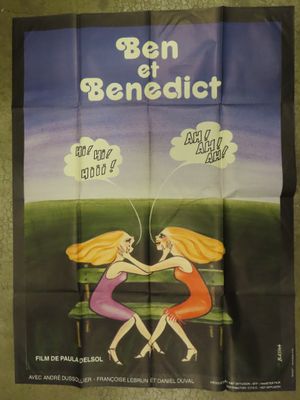an image of a movie poster for ben benedicit