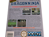 a back cover of a video game called dragon ninja