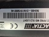 an image of a close up of a label on a car