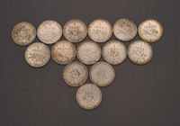 Lot de semeuses en argent 1 franc.