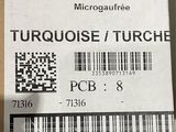 a label on a box that says turquise / turchel