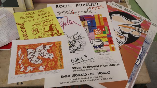 Lot d’affiches Roch Popelier