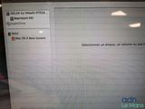 a computer screen with a message on it that says mac os x system