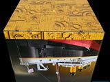 a box that has a yellow and black model on it