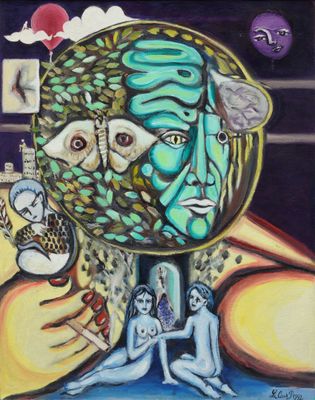 LE COUR Patrick - Apparition (1992) - Peinture sur toile sig…