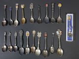 a lot of spoons that are on the table