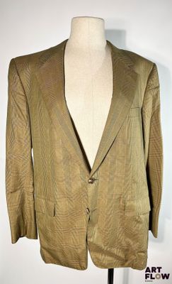 BELVEST - Veste de costume vintage en laine et soie "Loro Pi…