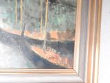 a picture of a painting on the wall of a room