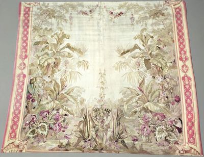 a picture of a tapestry hanging on a wall