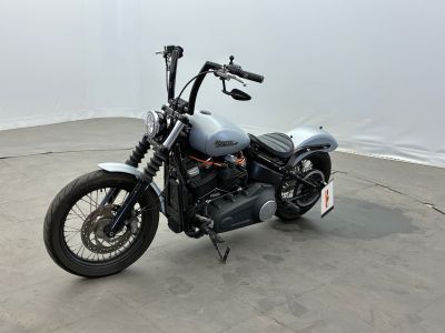 an image of a motorcycle parked in a garage
