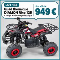 Quad enfant DIAMON Rino 125 cc, 4 temps