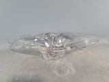 an image of a clear glass bowl on a table