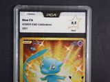 an image of a pokemon trading card with a blue and yellow pokemon character