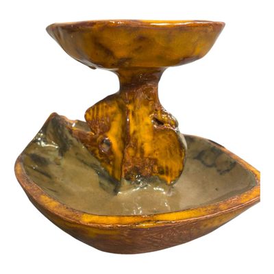 Juliette DEREL (1918-2017) Vide-poche en terre cuite émaillé…