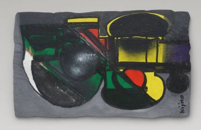 une image d'un tableau sur le mur d'un bâtiment