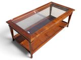 an image of a coffee table with a glass top