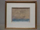 une image représentant un tableau d'un bateau en mer