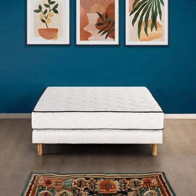 1 Ensemble Matelas Sommier de la marque DEKO DREAM - 140 X 1…