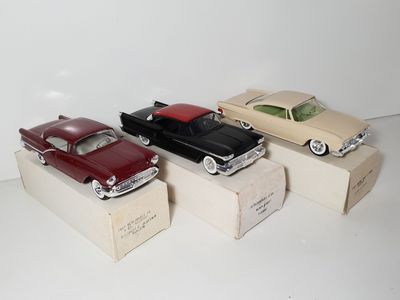 JO-HAN, 1/25ème plastique monté d'origine, 3 américaines fif…