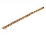 gold chain bracelet on a white background with a white background