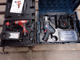 a box with tools in it sitting on a pallet