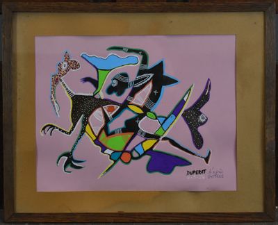 Vincent DUPERAT (né en 1971) - Chasseuse de dragon d'après G…