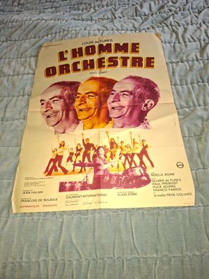 l'homme orchestre. Affiche 60 x 80 cm