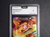 a close up of a pokemon card on a table
