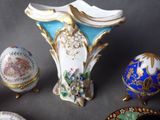 a lot of decorative items that are on the table
