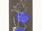 an image of a drawing of a woman with a blue dress